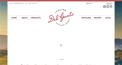 Desktop Screenshot of delgusto.ie