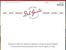 Tablet Screenshot of delgusto.ie